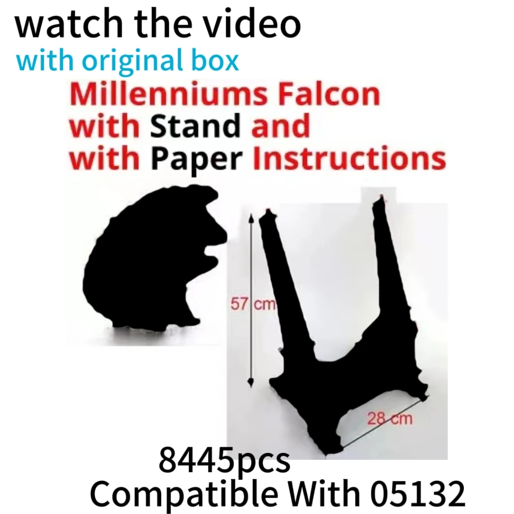 

with Original Box Falcon Ship Building Blocks Bricks Toys Compatible 75192 05132 Christmas Birthday GiftsIn stock