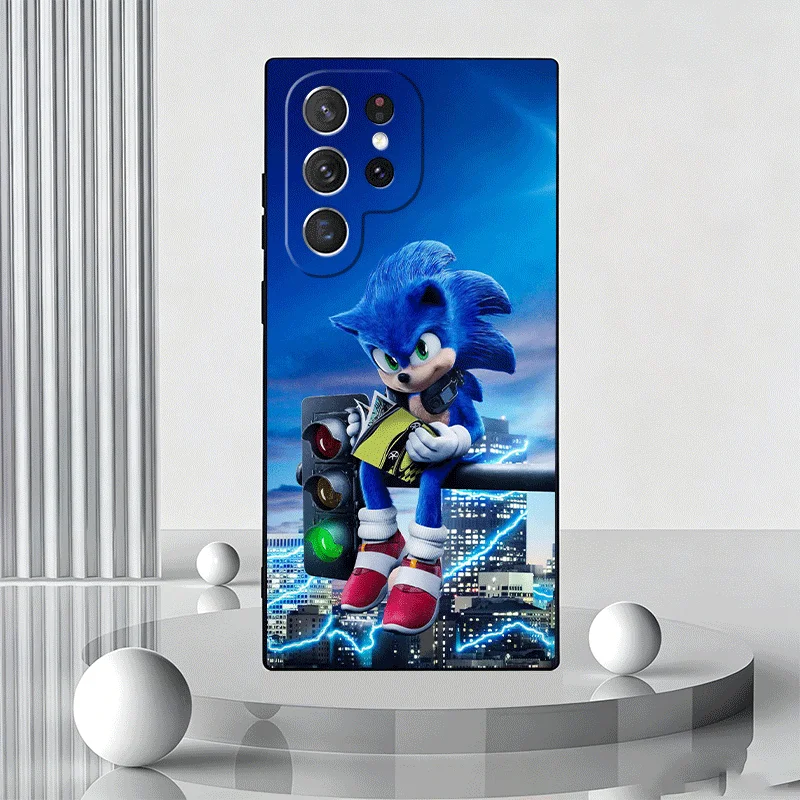 Super S-Sonics Cartoon Customized Phone Case with Edge Pattern