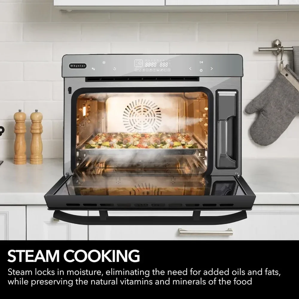 TSO-488GB Grande 40 Quart Capacity Counter-Top Multi-Function Convection Steam Oven, Black Stainless Steel 6