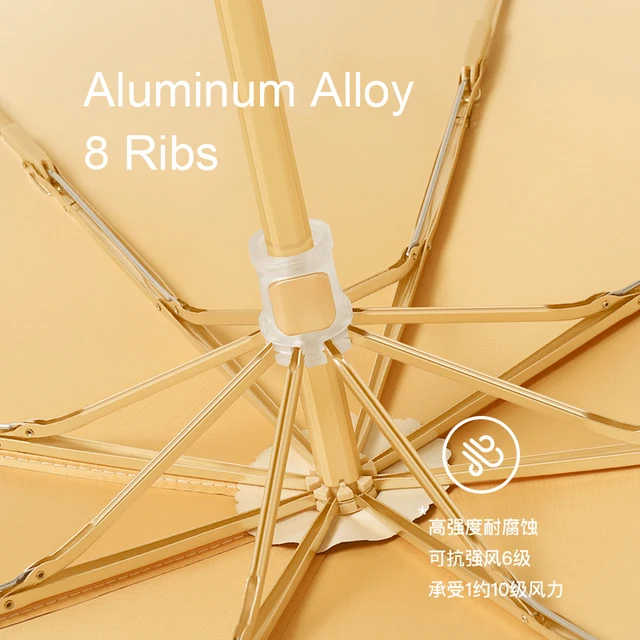 8-Raktár Kézi Esernyő Ezüst Bevonat Uv - Image 4