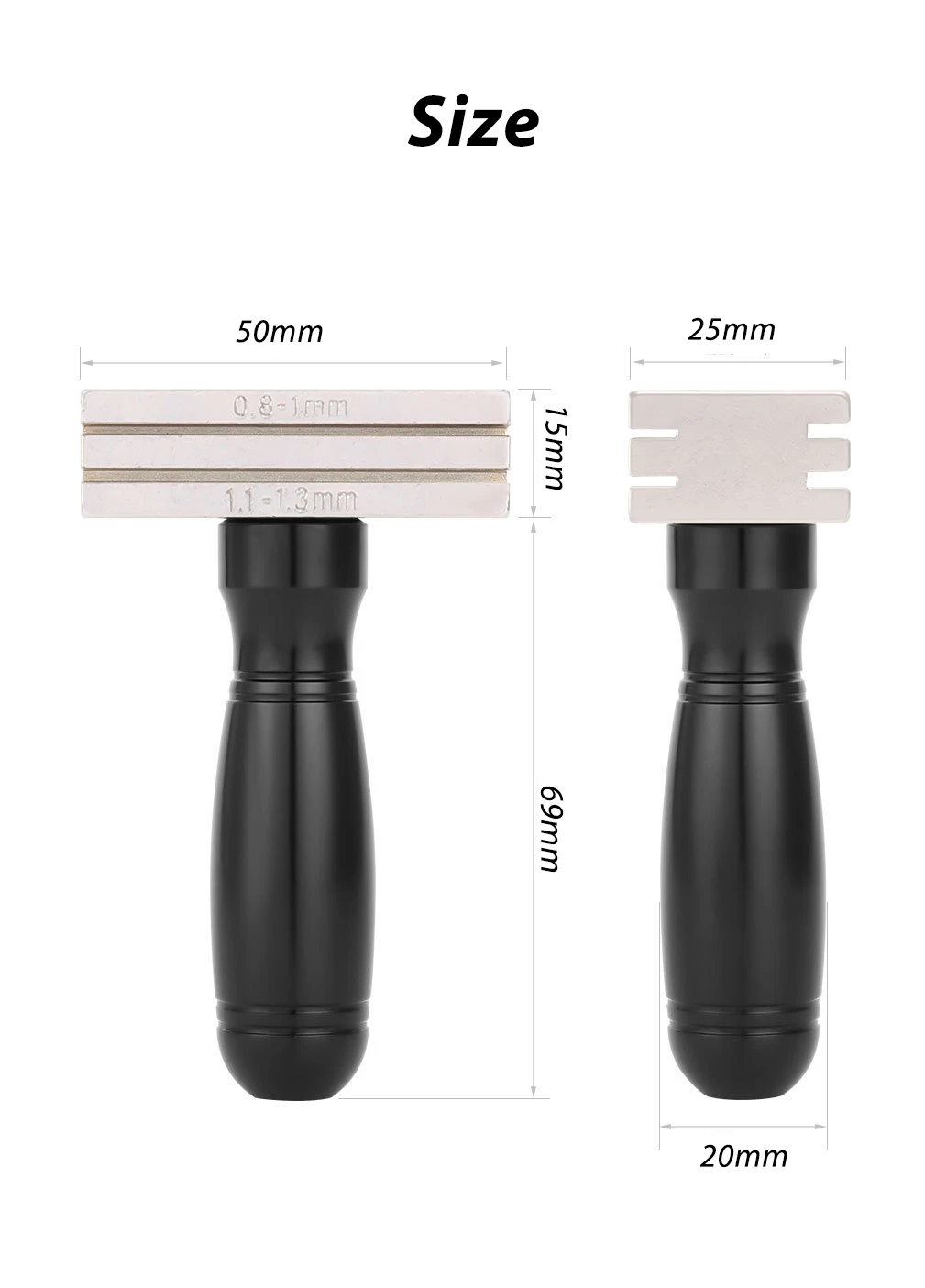Toopre Rennrad Speichenschlüssel für Flachspeichen, Naben- und Felgen-Einstellwerkzeug 0.8-1.0mm/1.1-1.3mm/1.4-1.6mm/1.7-1.9mm – Detail 9