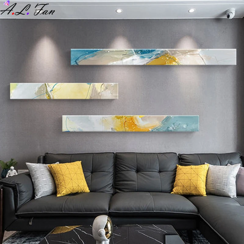 Colorfulabstractmodernminimalistlivingroomdecorativepainting