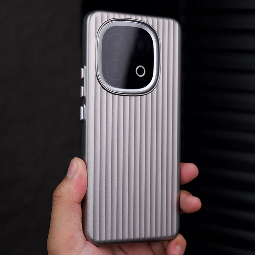 Luxury PC Hard Luggage Stripe Shockproof Bumper Back Cover Case