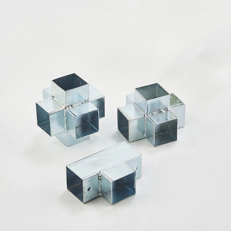 angulo direito 2 vias tridireias tubo de ferro guardrail 20mm 4pcs 02