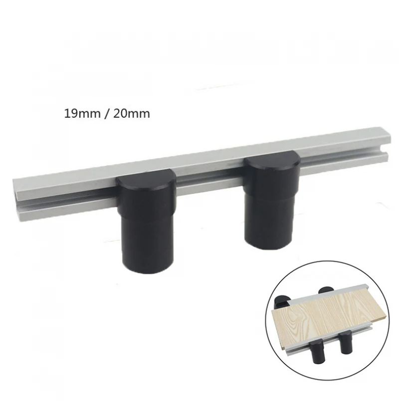 1pc 19mm/20mm Card Tenon Baffle Woodworking Desktop Limit Block Baffle Woodworking DIY Accessories Woodworking Machinery Parts