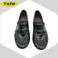 Loafers Slip-on Flat Shoes Trendy Style High-End Good-Looking All-Matching Comfortable Refined and Simple  A40101 1