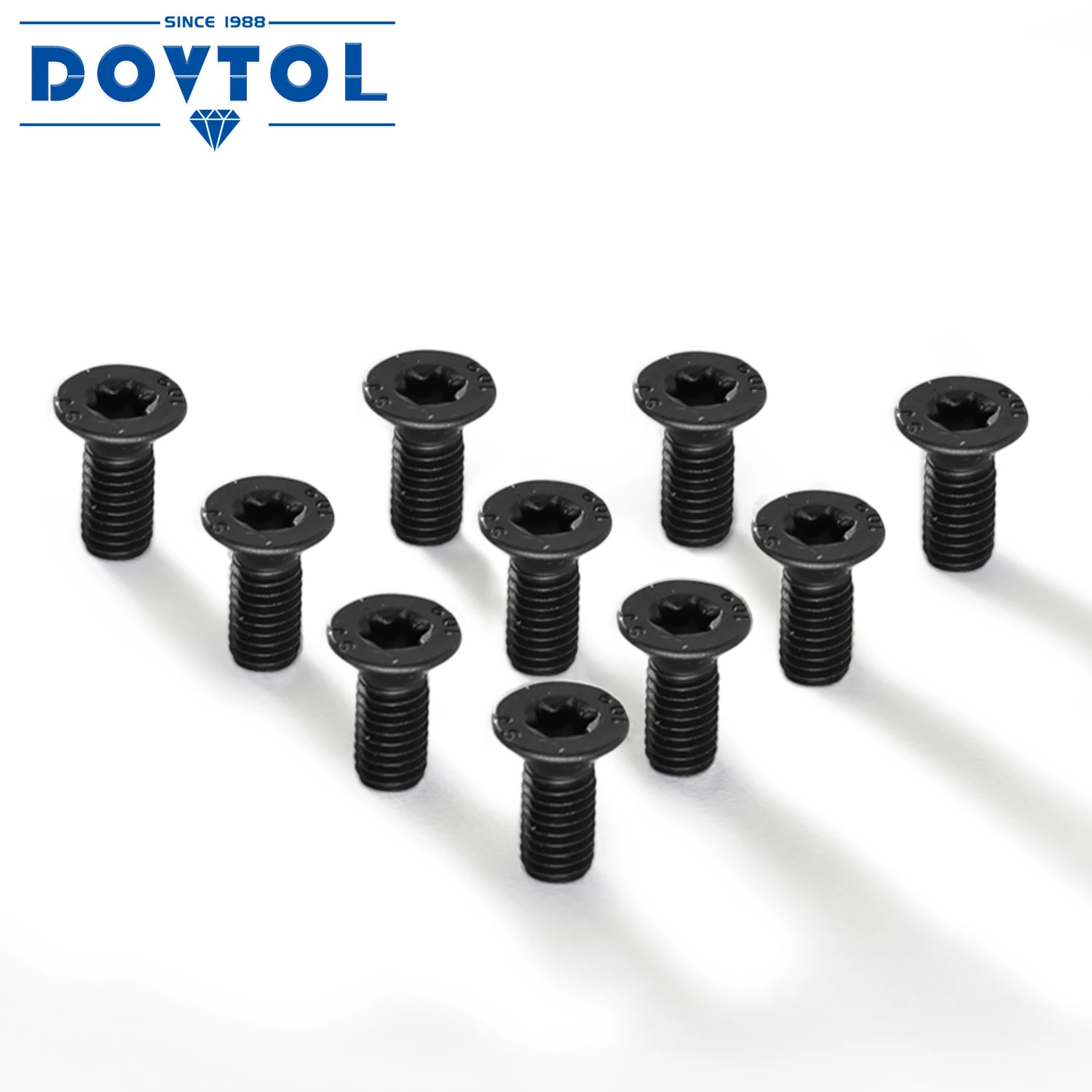 M5*12 Screws Bolts 10pcs For Woodworking Replacement Carbide Inserts 14x14x2.0 or 15x15x2.5 on Spiral cutter head