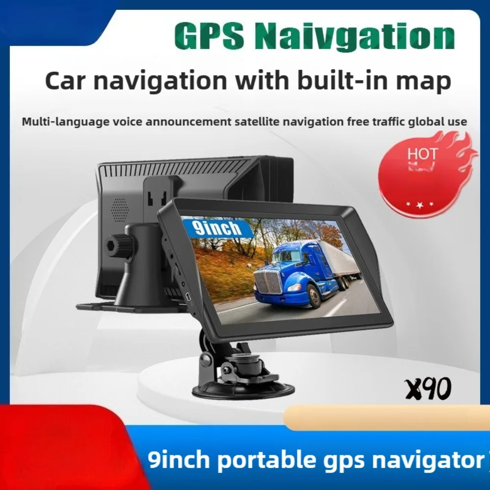Navitech Custodia Protettiva Per GPS OHREX N76 9 Pollici | Antiurto E Impermeabile | Con Tasca In Rete Per Cavi E Schede | Doppia Cinghia Di Fissaggio | Colore Nero - 3