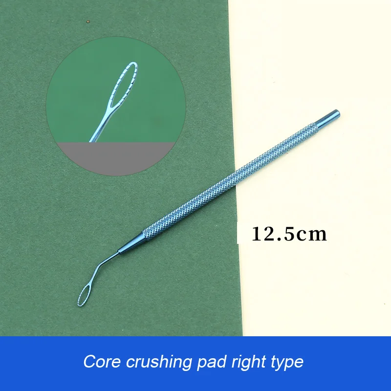 Ophthalmology microscope instrument crystal nuclear chopping pad nuclear chopping knife double-head left and right type ear model life size silicone ear acupuncture practice model simulation model of the ear right and left type