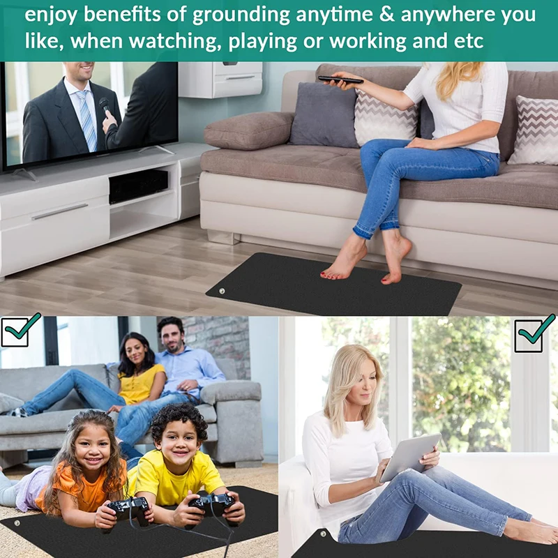Grounding Mat for Improving Sleep  Electric mat for Health  Heated cushion 4