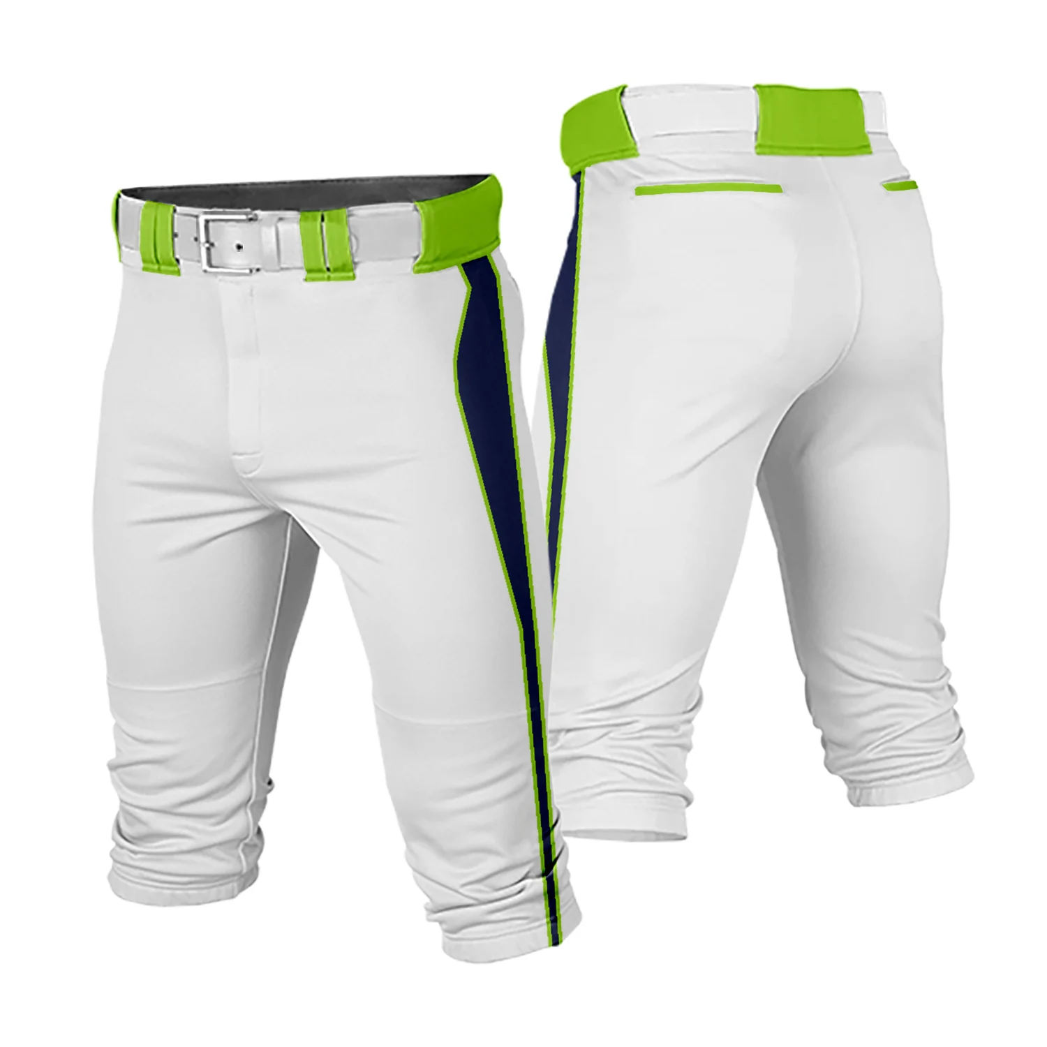Custom Men Youth Traditional Cropped Baseball Game Pants Softball Training Uniform Breathable Casual Sportswear mens climbing pants
