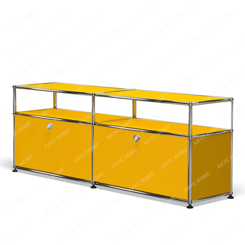 Mobile Tv Soggiorno Comodino In Acciaio Inox Usm Internet Celebrity Storage Cabinet
