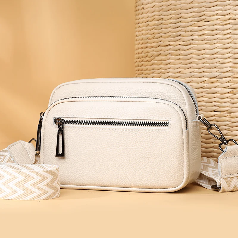 Sacs à main en cuir véritable pour femmes, petits sacs à