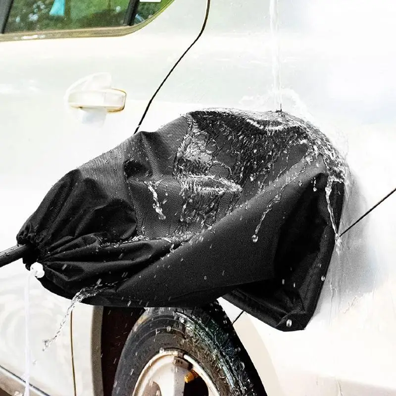 EV Charger Cover EV Charger Car Cover Rainproof Waterproof Car Charging Port Magnetic Adhesion Fit For Electric Vehicles