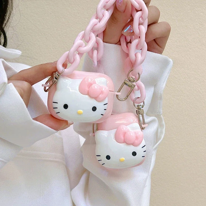 Per Custodia Airpods Pro, Custodia Hello Kitty Pink Per Airpods 3, Custodia Rigida Per Auricolari Per Pc Anime Cove Per Airpods Pro 2/Airpods 1/2