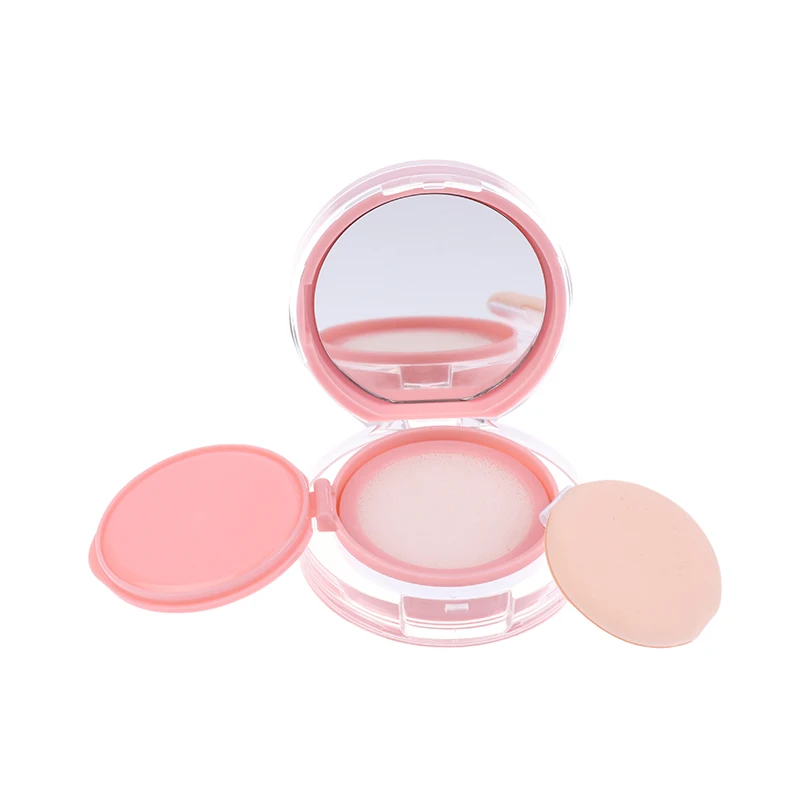 Pink Mini Air Cushion Foundation DIY Box Empty Puff Box With Mirror For BB Cream Cosmetic Container Women Makeup Case Skin Care