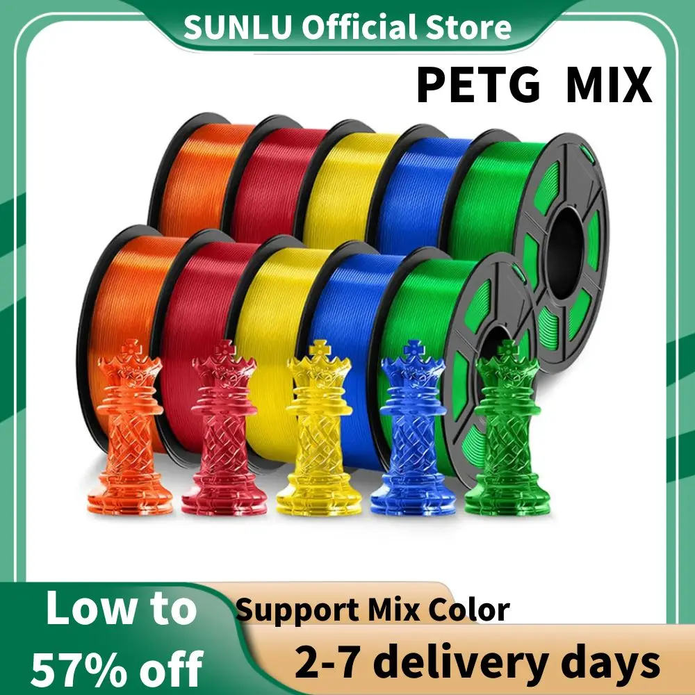 10kg Filament SUNLU PLA / PETG z EU za $82.90 / ~328zł