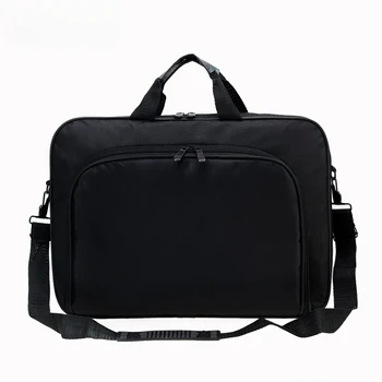 Borsa per laptop da 15,6 pollici 17 pollici Borse per computer portatili in nylon da lavoro Borsa a tracolla per laptop Borsa a tracolla con cerniera Stile semplice