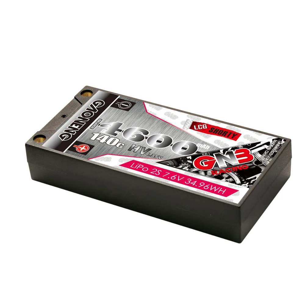 Upgraded 140c GNB 7.6v 4600mAh Lipo Battery For RC Racing Cars Four Drive Off-Road Spare Parts HV 2s Battery 4