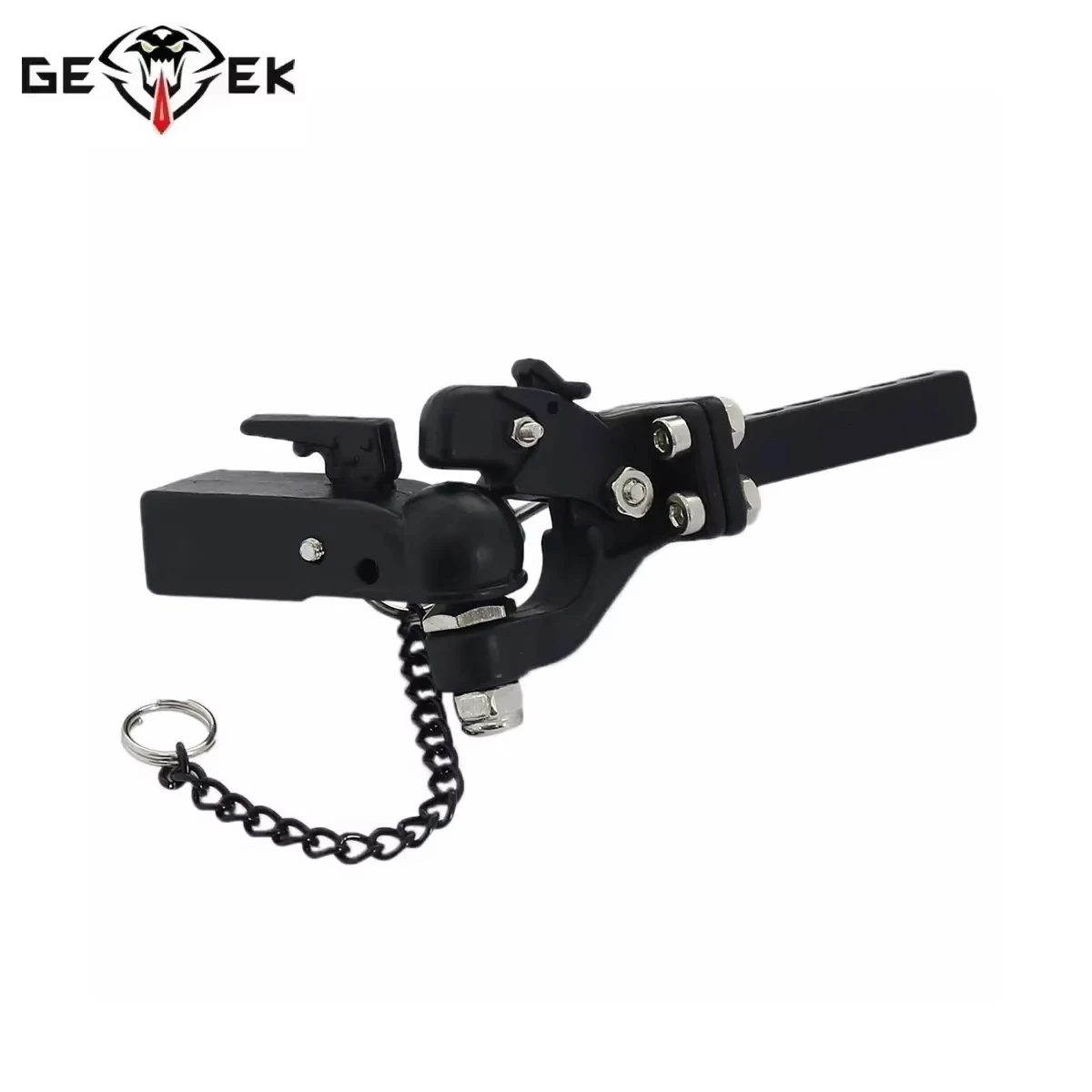 Metal Trailer Head Rescue Tow Hook M3 Hitch Mount for 1/10 RC Crawler TRX4 TRX6 SCX10 90046 D90 Redcat GEN 8 Scout II CC01 TF2