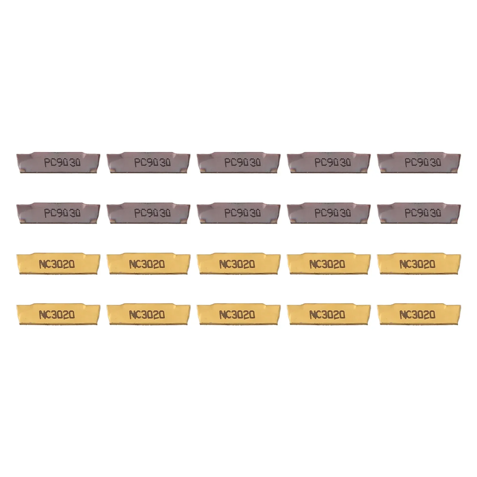 Parting Carbide Insert Cut-off MGMN200-G / MGMN200-G LDA Set Tool Workshop Blade Bulk Cutter Equipment 20Pcs New