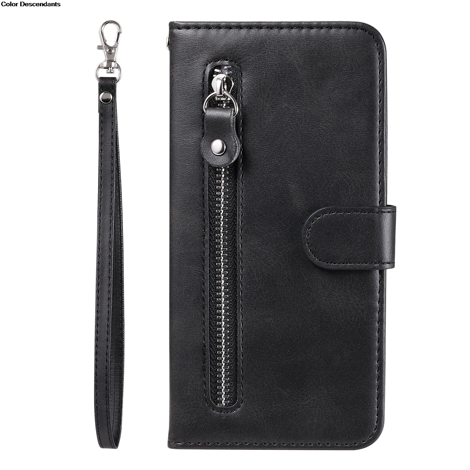 Elegant Frosted Floral Leather Flip Wallet Phone Case Cover