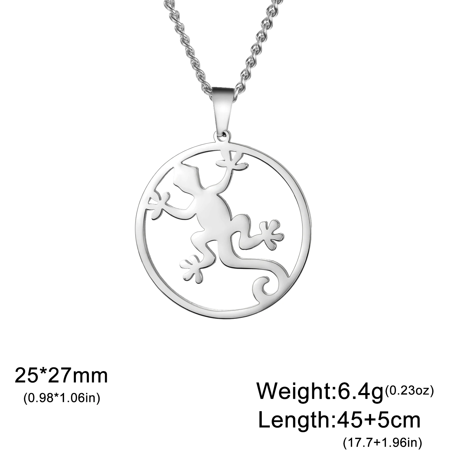 Collana A Ciondolo Di Dinosauro Da Donna In Acciaio Inossidabile 316l