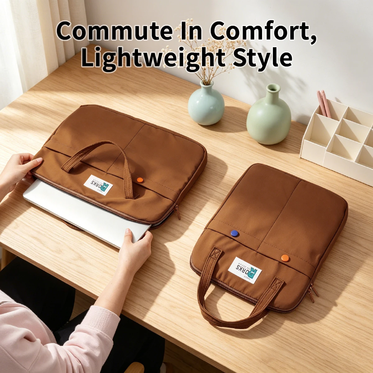 Business Laptop Bag Case Shoulder Tote Bag Notebook Bag Briefcase For 11-13.9Inch Macbook Air Pro HP Huawei Asus Dell handbag ﻿ - 4