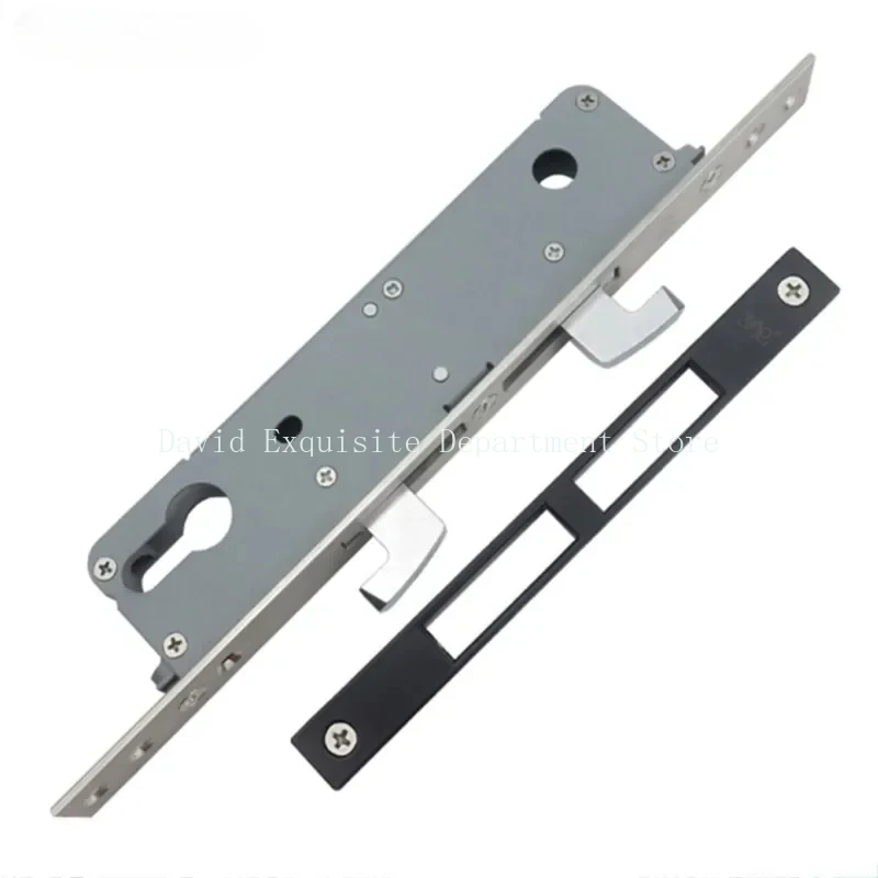 Heavy Duty Sliding Door Hook Lock Aluminum Alloy Sliding Balcony Glass Door Double Hook Lock Body Wooden Hardware