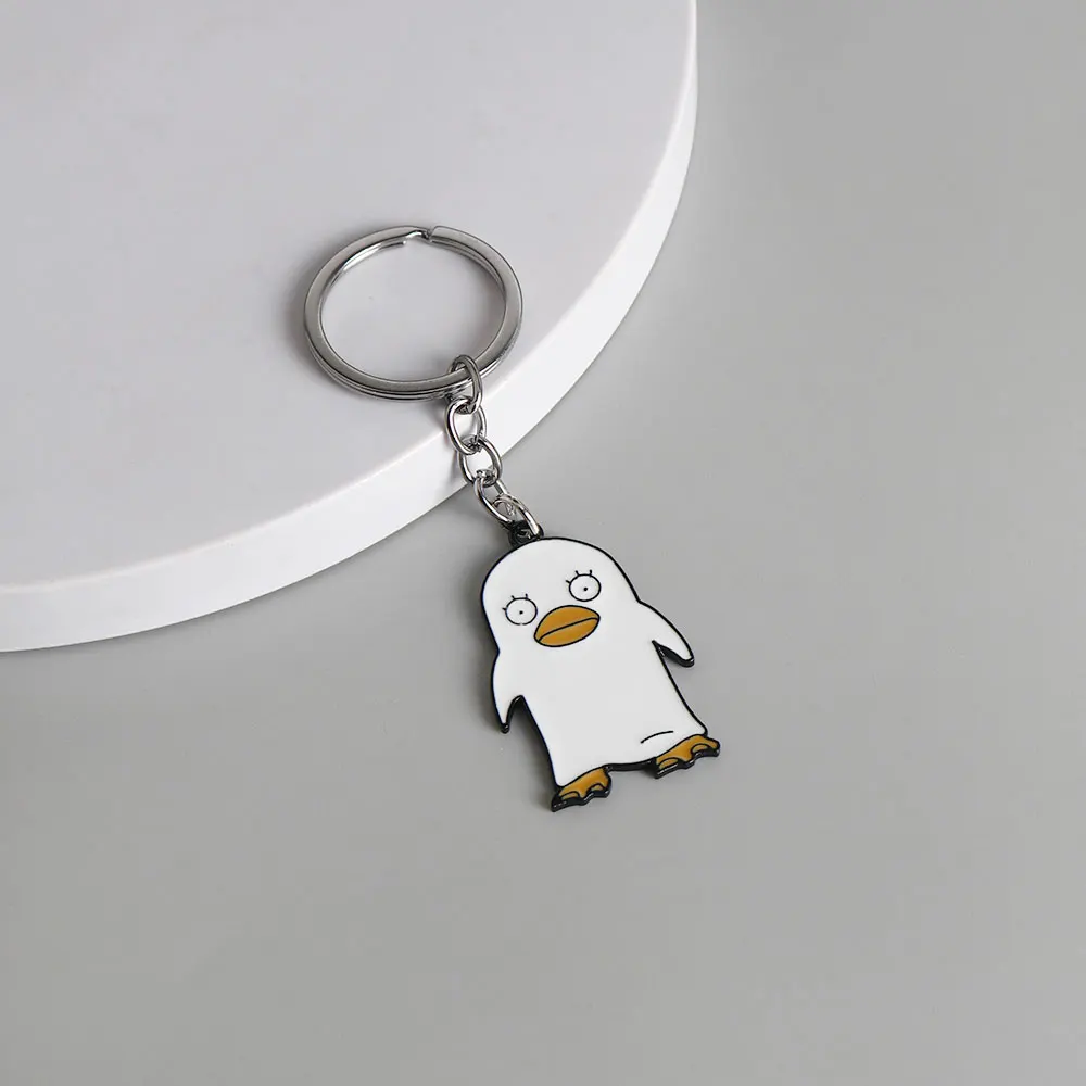 Cartoon Gintama Metal Jewelry Anime Warrior Darth Vader ELIZABETH Shape Enamel Keychain Brooch Necklace Cute Cosplay Gift Access