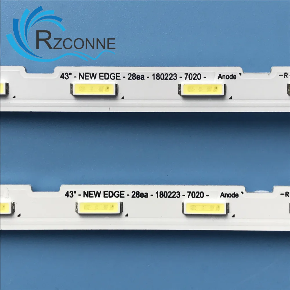 Lâmpada Led Backlight Strip para 43 Edge28ea Bn9645954a 43 _ Nu7100f Hg43aj670u Ua43ru7100 Hg43ej690u Hg43nj678u Novo - Imagem 6