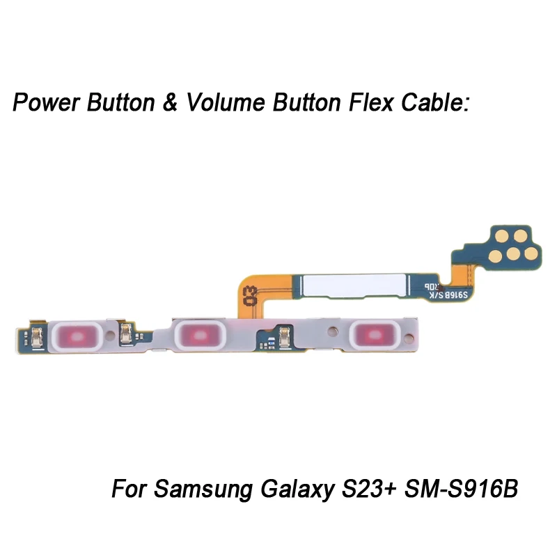 

Оригинальная Кнопка питания и Кнопка громкости гибкий кабель для Samsung Galaxy S23 Plus SM-S916B