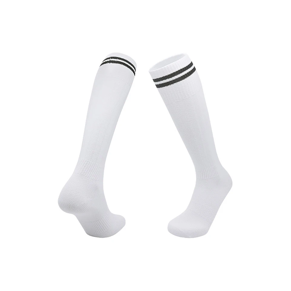 LOOGDEEL 1 par de calcetines largos profesionales para correr, calcetines de fútbol, ​​calcetines deportivos elásticos de compresión por encima de la rodilla para saltar con cuerda