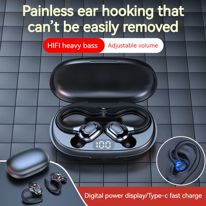 

Новые беспроводные Bluetooth-наушники с микрофоном для снижения уровня шума, игр, внешний зарядный чехол для iphone Huawei Xiaomi