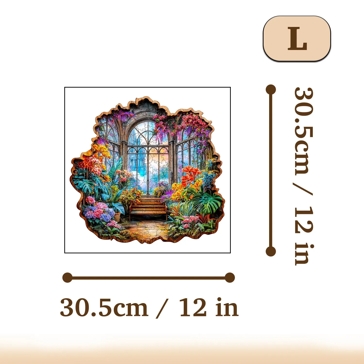 ตัวเลือกสินค้า สวนเรือนกระจก ตัวต่อไม้ ฝึกสมองเด็ก