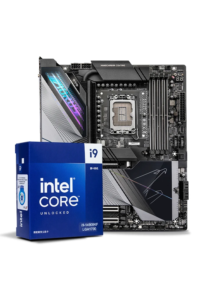 I9 14900Kf/14900K Gigabyte Z790 Set Cpu Della Scheda Principale In Titanio Super Intagliato