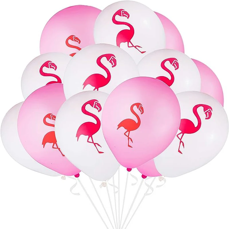 Palloncini Per Feste Con Fenicotteri Rosa Da 12 Pollici Palloncini Gonfiabili Rosa Bianchi Palloncini Di Compleanno Con Motivo Fenicottero Per Decoraz