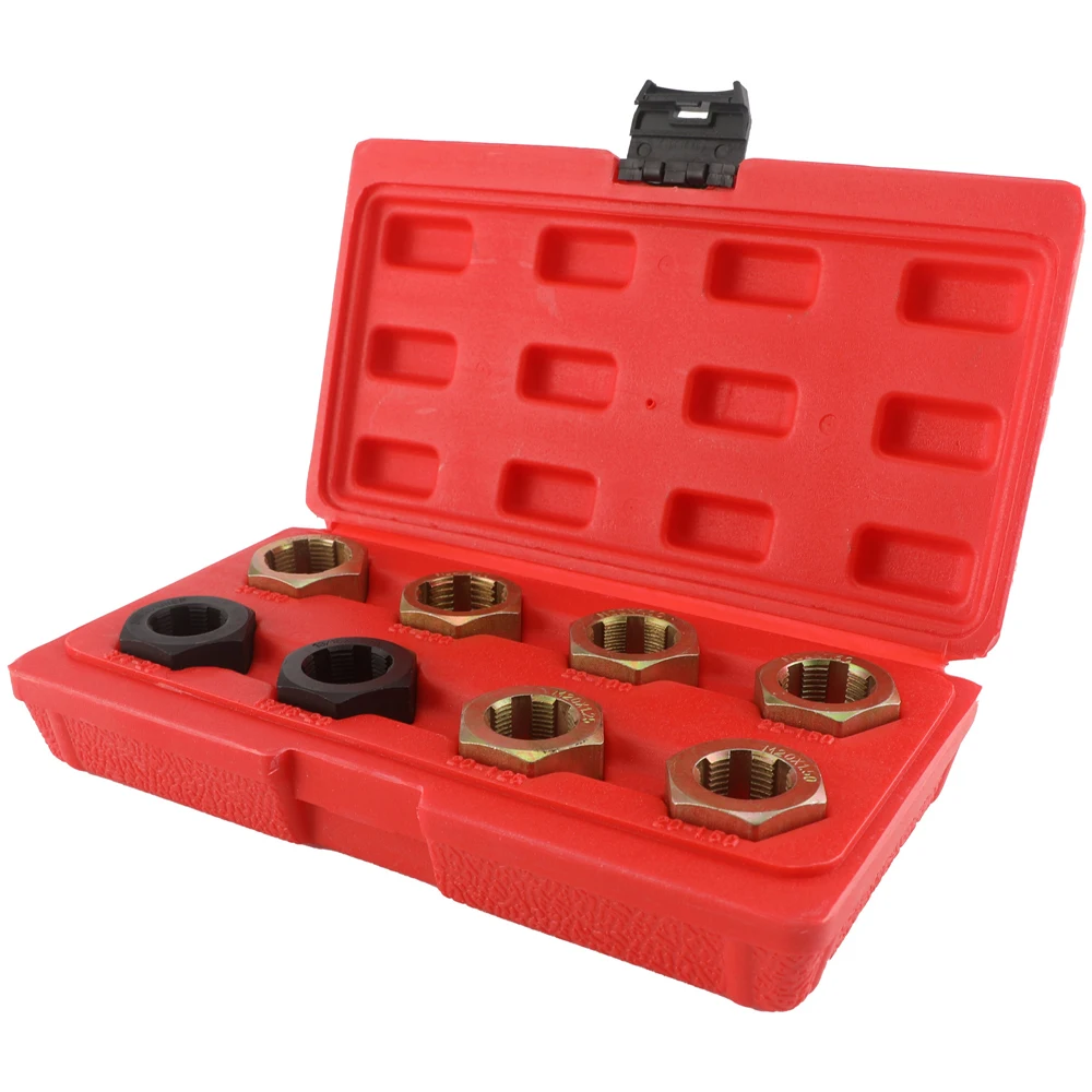 

8-Piece Transmission Shaft Screw Repair Set Metric Thread Repair Set