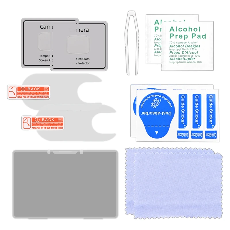 

2 комплекта Защитная пленка для объектива камеры Fimi, ладонь 2 HD, закаленное стекло, защита экрана, аксессуары для камеры
