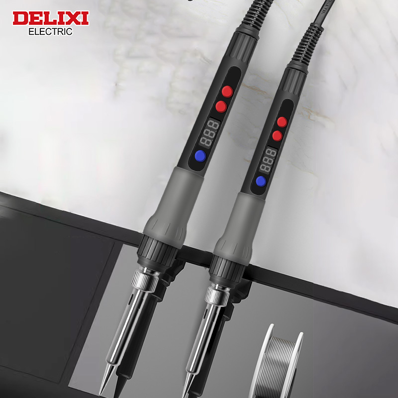DELIXI ELECTRIC 110W Soldering Ironï¼180â~500âWide Area Adjustable Temperature 20Second Rapid Heatingï¼for Solder Wire and Repair