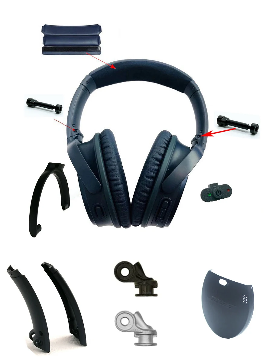 オリジナルヘッドバンドヒンジスイベル Bose QC35 ワイヤレス