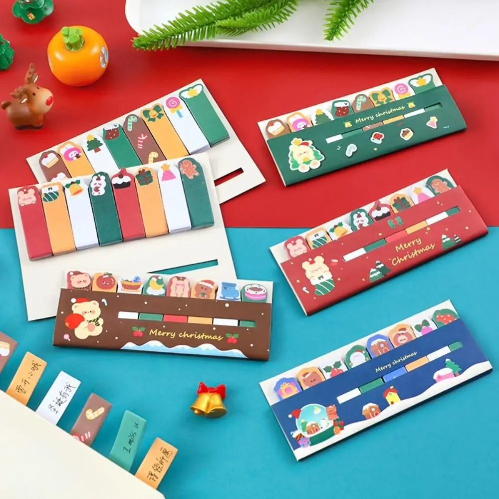 

Office Supplies N Times Sticky Bookmark Reading Label Christmas Series Memo Pad Tab Strip Index Stickers Sticky Notes