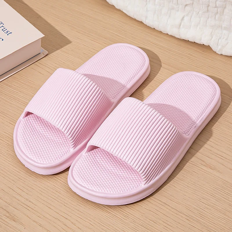White Thick Platform Cloud Slippers Women Lightweight Soft Sole EVA Home Slides Woman Summer Comfort Non Slip Beach Flip Flops 5