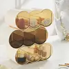 Cosmetic Organizer Cosmetic Storage Box For Countertops Makeup Organizer Case With Multiple Compartments Dressing Table 3