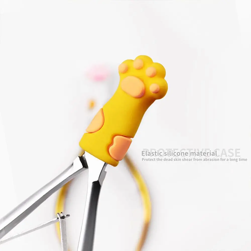 Description Picture 4 of item& Health Silicone Nipper Cover Pedicure Tools Dead Skin Tweezers Cap Scissors Sleeve Scissors Protective Cases Scissors Cover