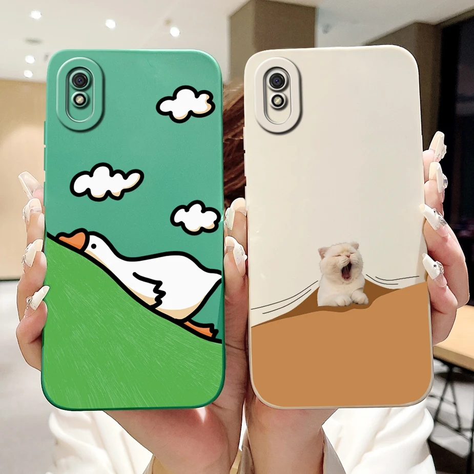 Cute Funny Cartoon Shockproof Phone Case with Soft s