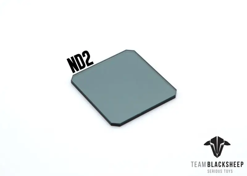 Comparaison des filtres ND TBS pour GoPro 5/6/7 : ND2, ND4, ND8, ND16, ND32, idéal pour réduire la lumière.
