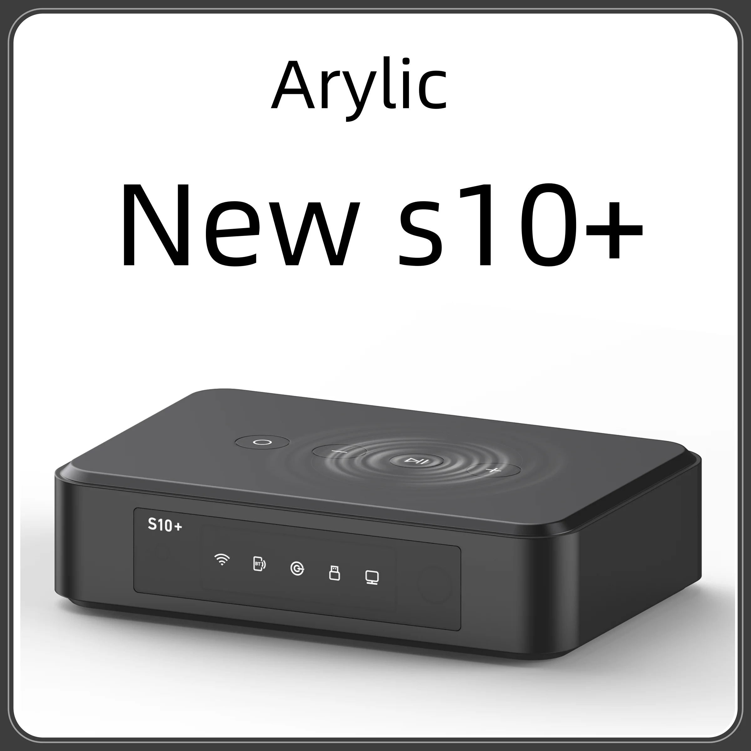 Arylic s10+ Wireless Music Streamer 3.5mm Jack Aux Bluetooth Audio Receiver for PC Audio Jack Adapter AUX Wireless for Multiroom