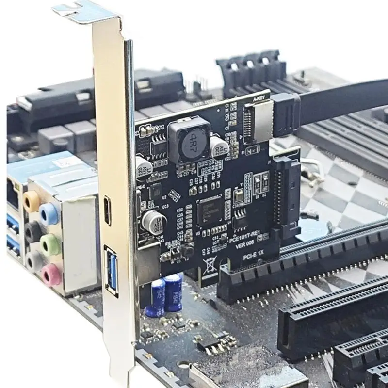 E28C USB 3.2 Gen1 5Gbps Data Transfer Rate Expansion Card 5Gbps for Desktop Computers