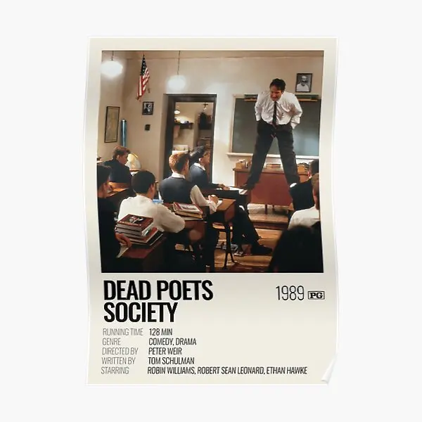 

Dead Poets Society 1989 Movie Poster Poster Home Decor Art Vintage Mural Painting Funny Room Modern Print Decoration No Frame